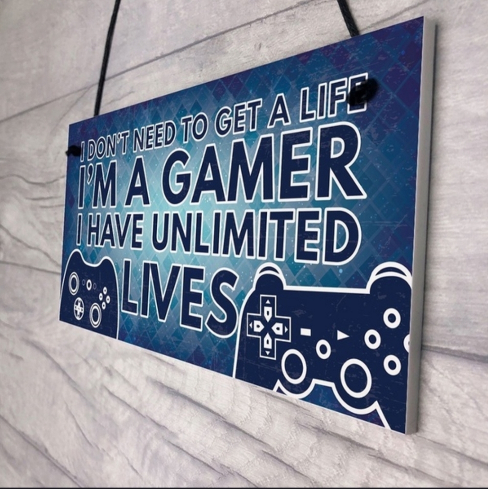 😉Mini Gamer Plaque - Picture 4 of 4